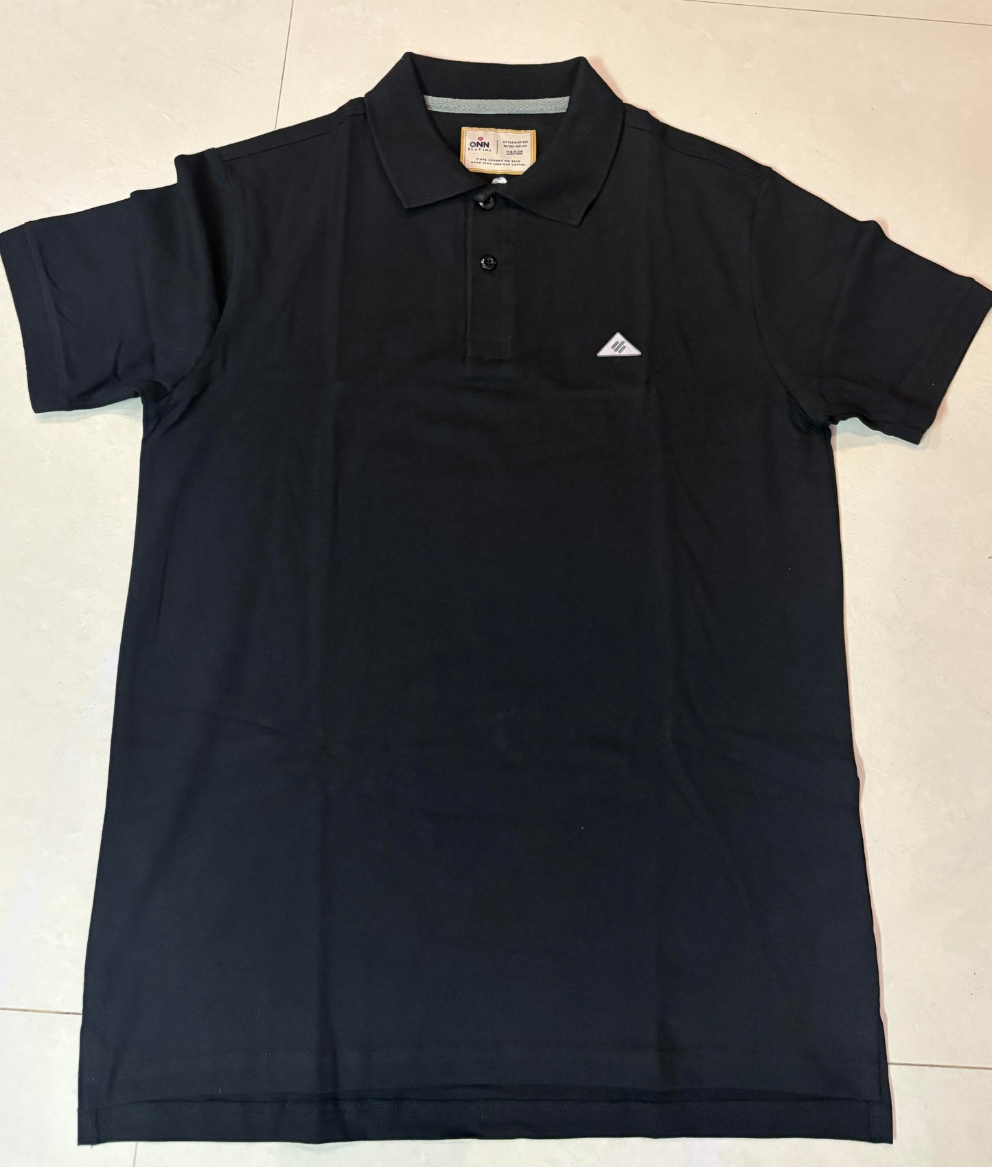 Mens black colour Plain T-shirt