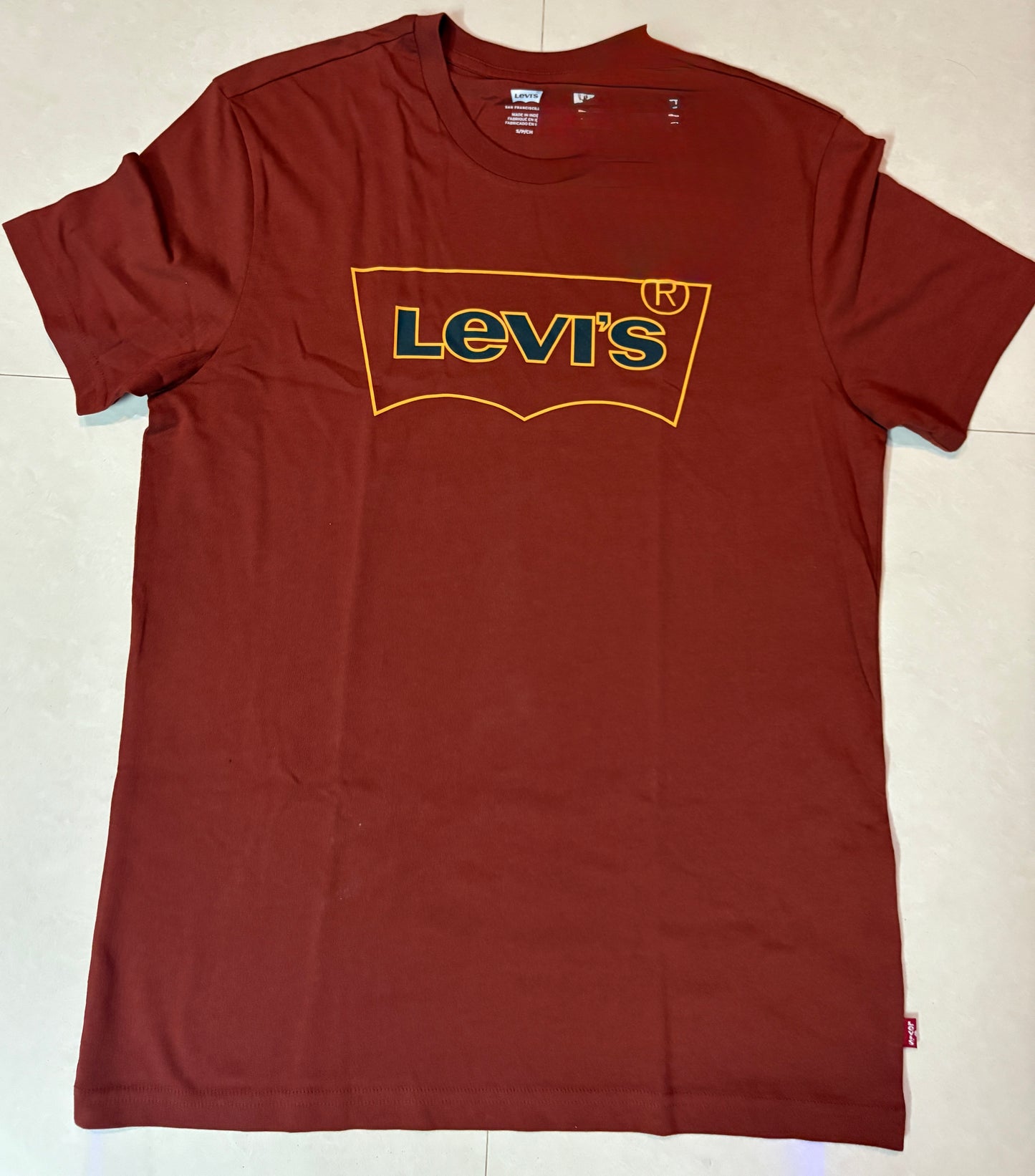 Brown Colour Round Neck Printed T-Shirt