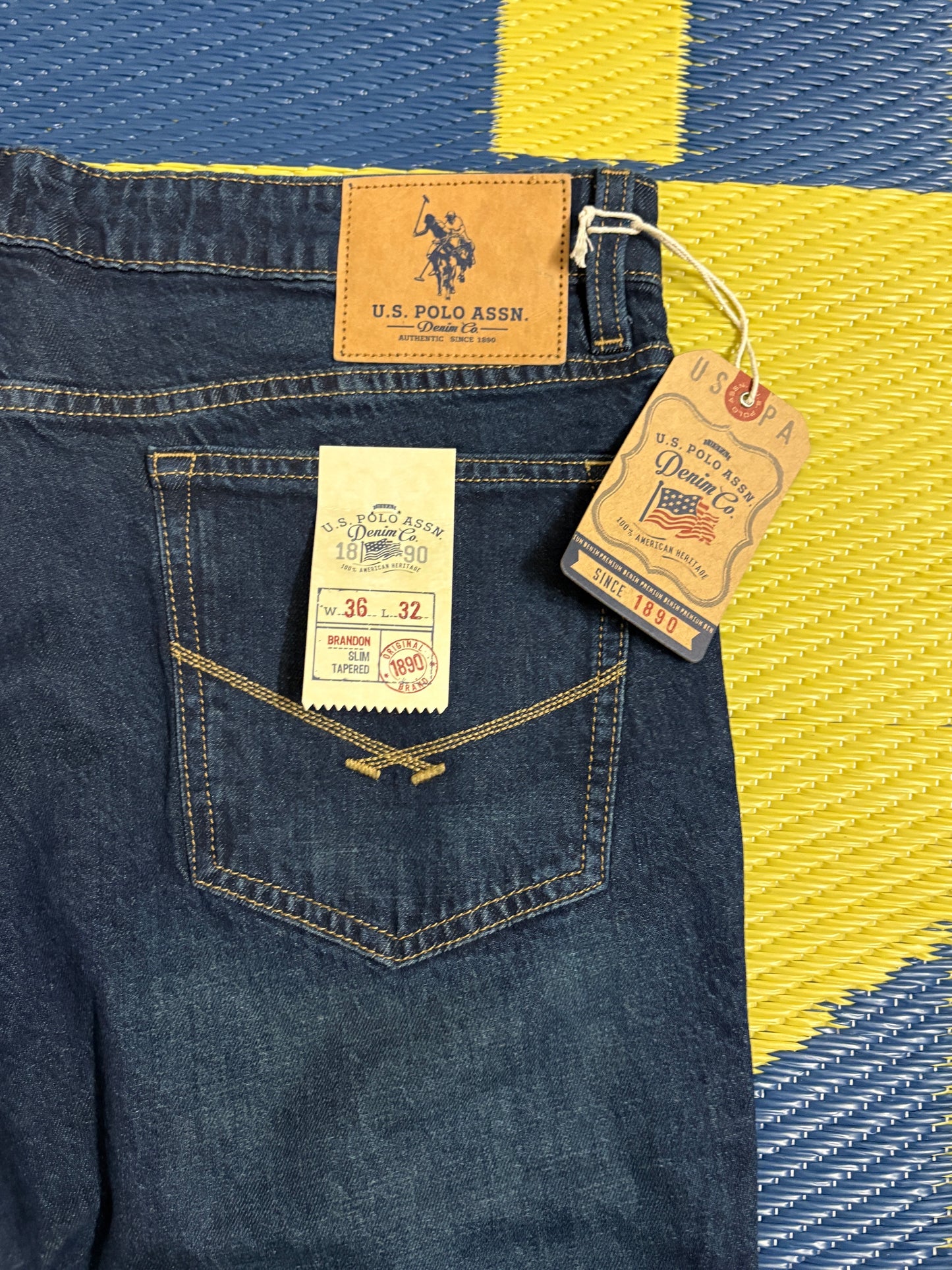 Denim – Classic Fit Front with Authentic Detailing of Sizes 32 & 36