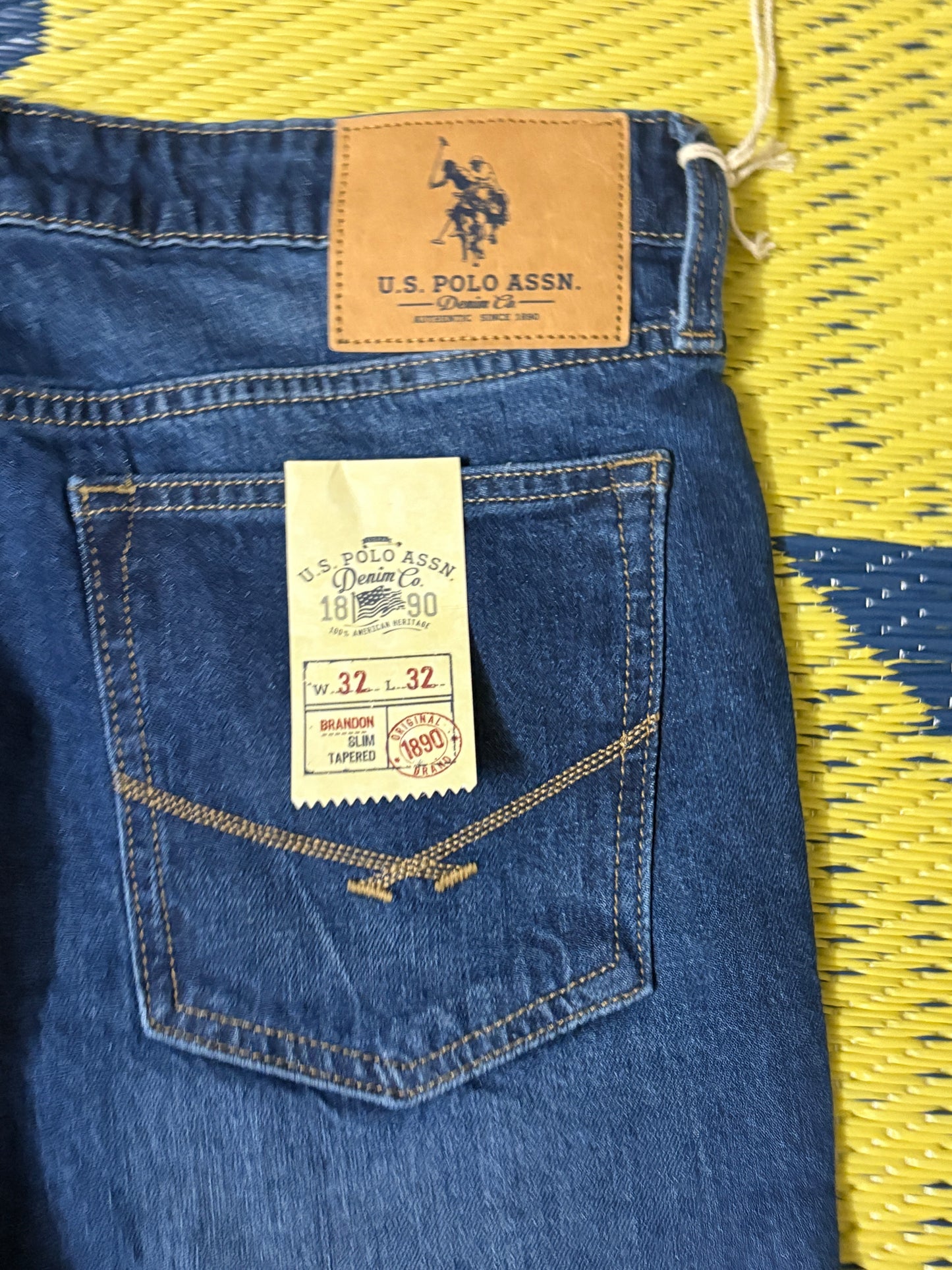 Denim – Branded Back with Signature Patch of Sizes - 32 & 34