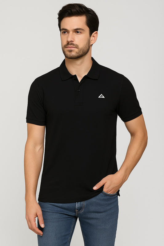 Mens black colour Plain T-shirt