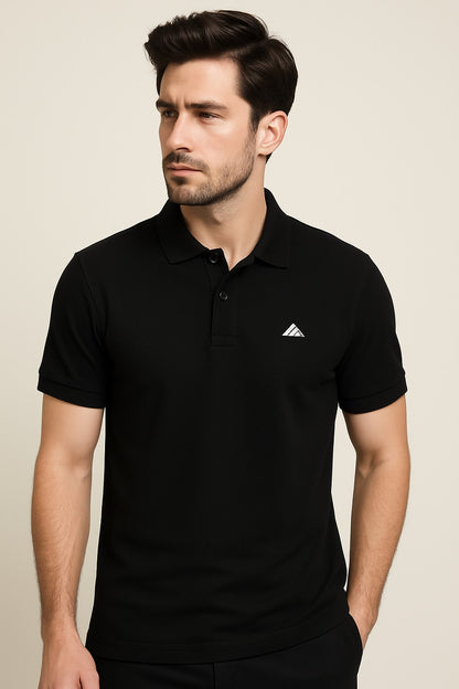 Mens black colour Plain T-shirt