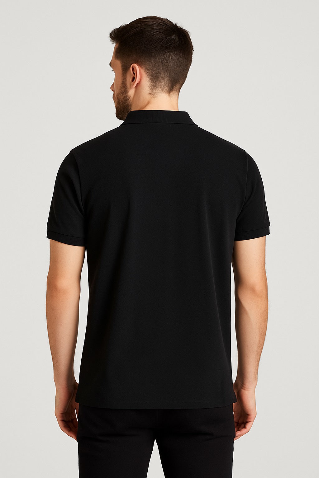 Mens black colour Plain T-shirt