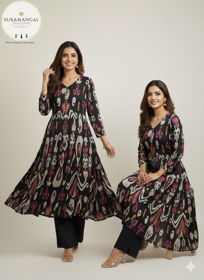 Midnight Ikat Cord – Vibrant Elegance in Black