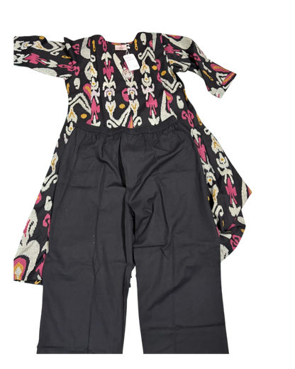 Midnight Ikat Cord – Vibrant Elegance in Black