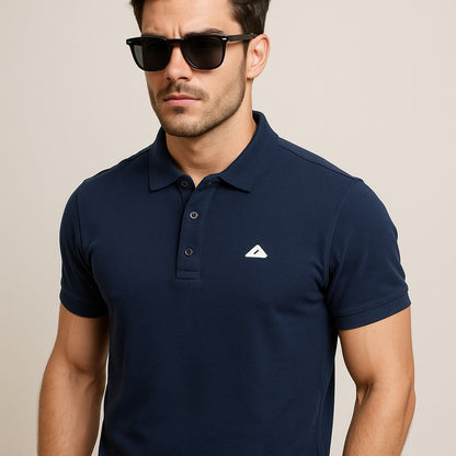 Blue Colour Mens Cottos T-shirt