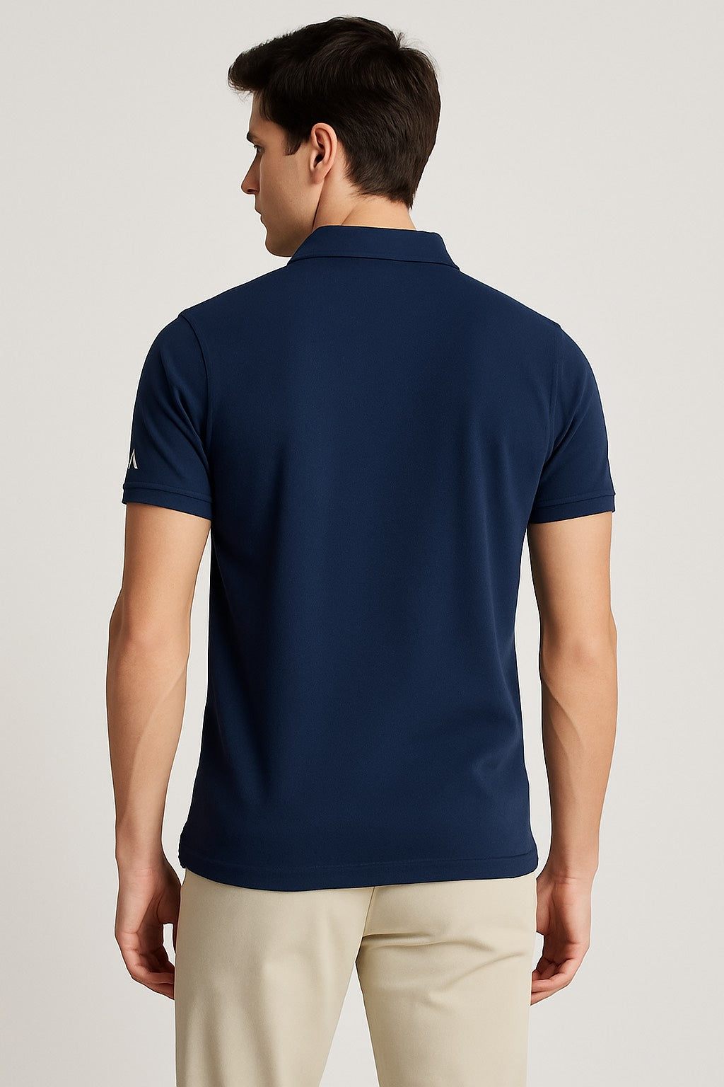 Blue Colour Mens Cottos T-shirt