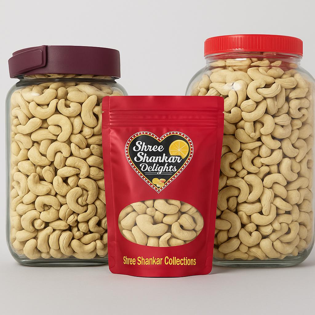 Cashew Premium Quality - W320 Size  -  250 gms, 500 gms & 1 KG