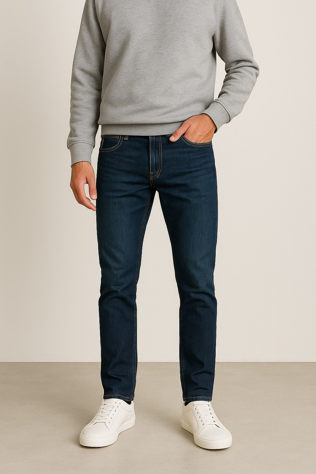 Denim – Classic Fit Front with Authentic Detailing of Sizes 32 & 36