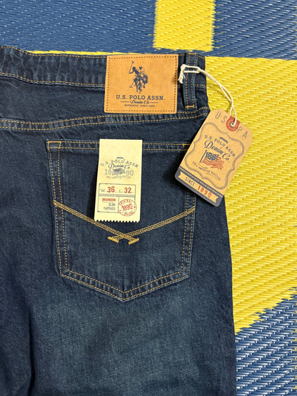 Denim – Classic Fit Front with Authentic Detailing of Sizes 32 & 36