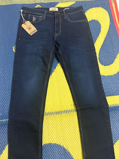 Men's Slim Fit Dark Blue Denim Jeans of Size -30