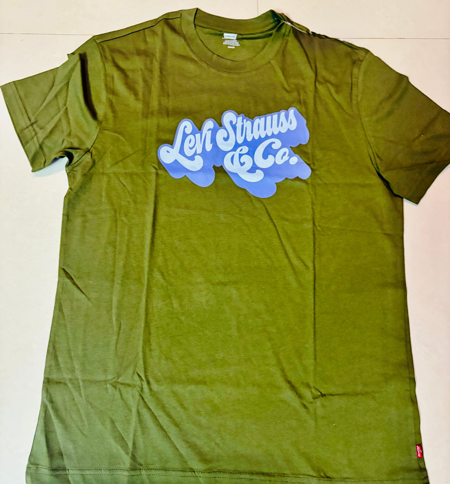 Green Colour round neck Printed T-Shirt