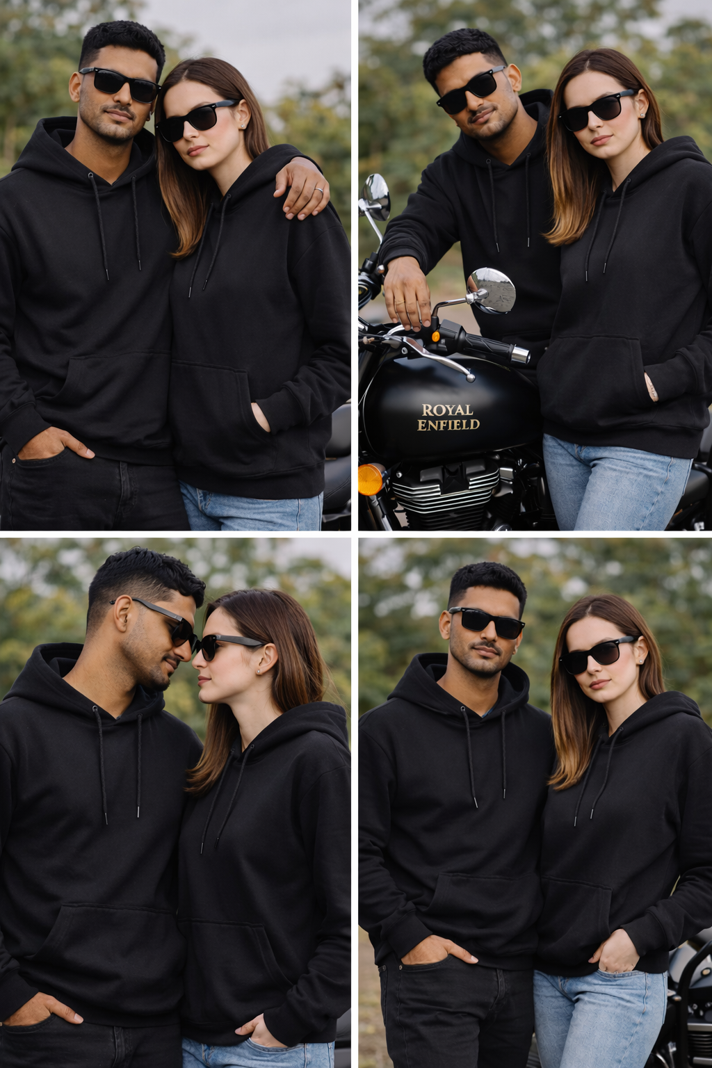 Black Cotton Hoodie with zipper  – 300 GSM| S to XXL Available