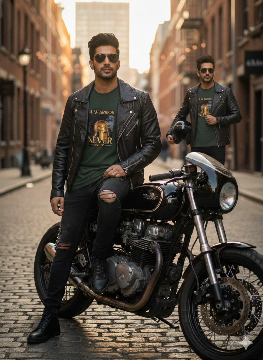 Green Cotton Round Neck T shirt  – 180 GSM| S to XXL Available