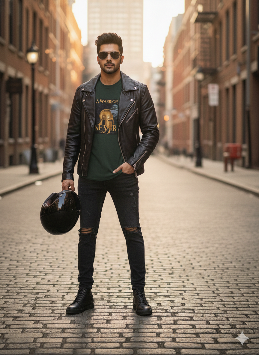 Green Cotton Round Neck T shirt  – 180 GSM| S to XXL Available
