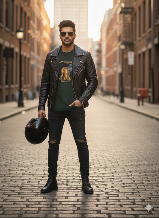 Green Cotton Round Neck T shirt  – 180 GSM| S to XXL Available