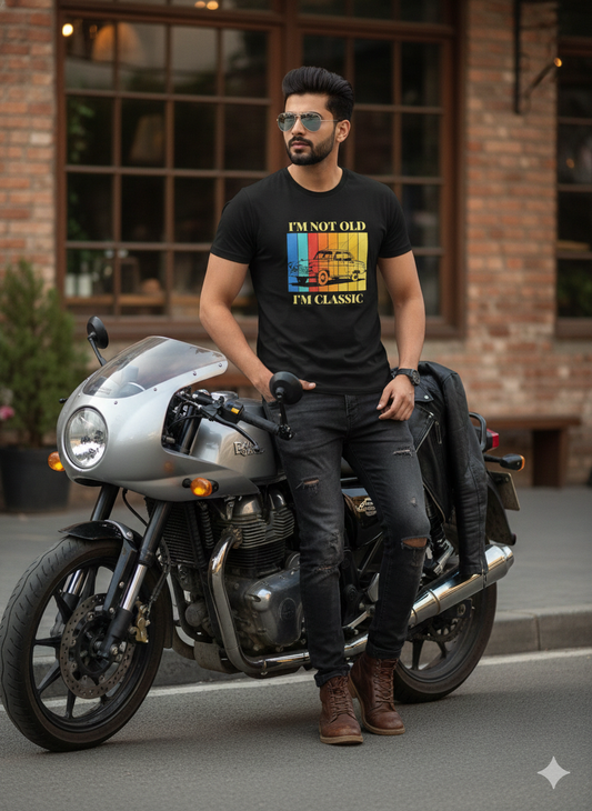 Black Cotton Round Neck T shirt  – 180 GSM| S to XXL Available