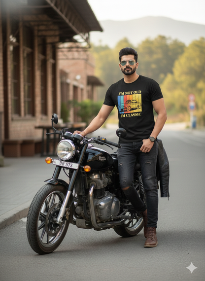 Black Cotton Round Neck T shirt  – 180 GSM| S to XXL Available