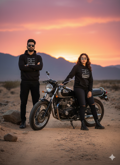 Blue Cotton Hoodie without zipper uni sex   – 300 GSM| S to XXL Available