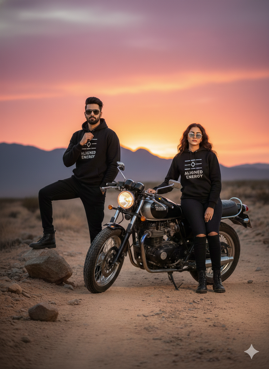 Black Cotton Hoodie without zipper uni sex   – 300 GSM| S to XXL Available