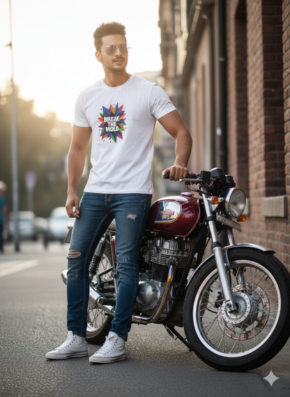 White Cotton Round Neck T shirt  – 180 GSM| S to XXL Available