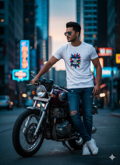 White Cotton Round Neck T shirt  – 180 GSM| S to XXL Available