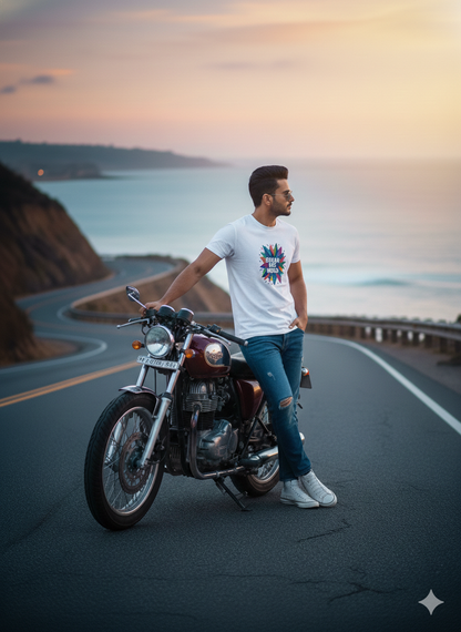 White Cotton Round Neck T shirt  – 180 GSM| S to XXL Available