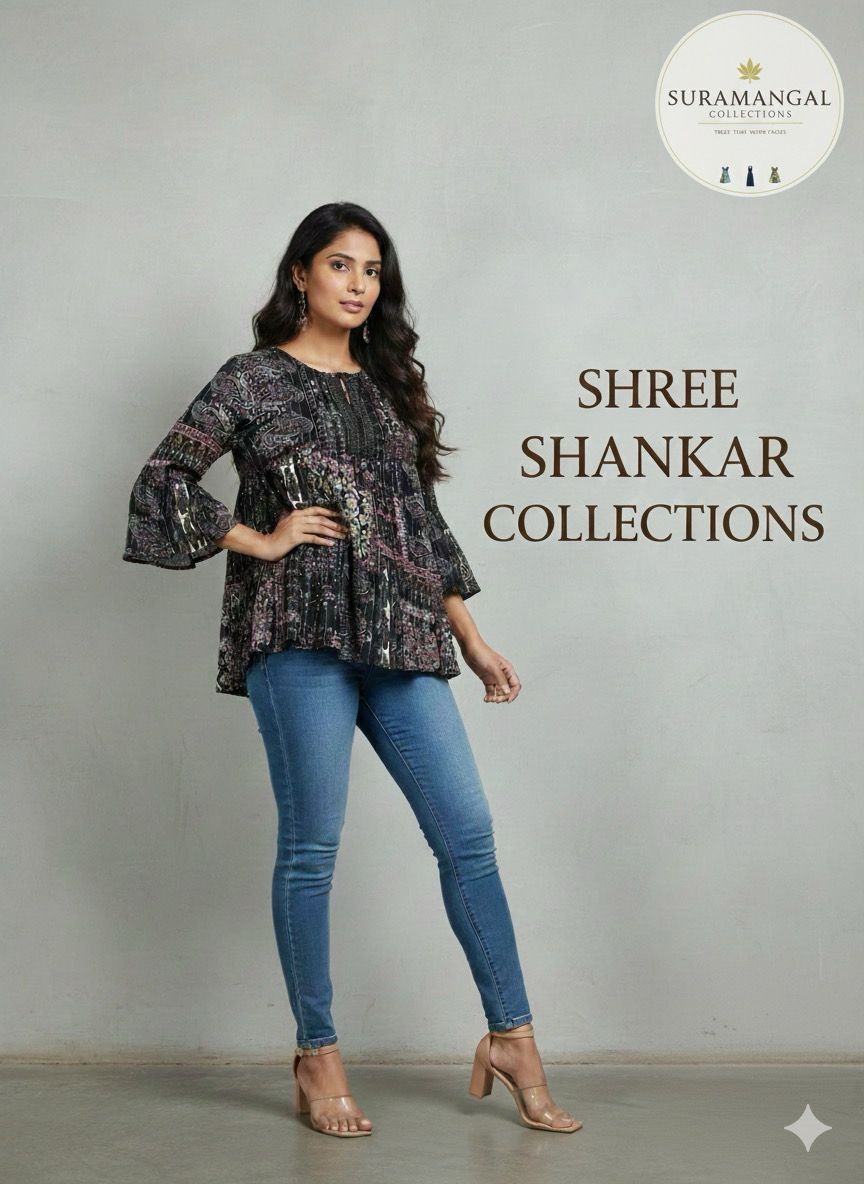 Black Jeans Top – XL Size Available