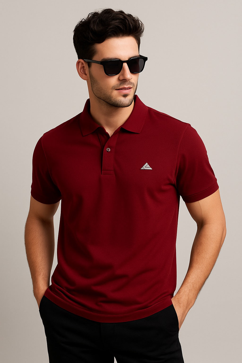 Maroon Colour T-Shirt