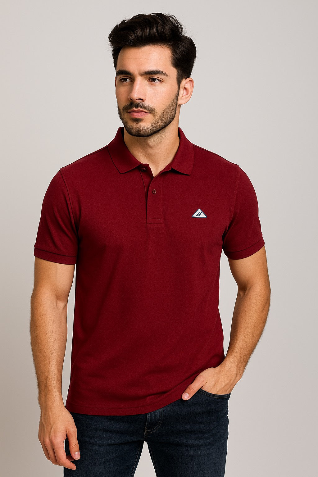 Maroon Colour T-Shirt