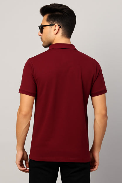 Maroon Colour T-Shirt