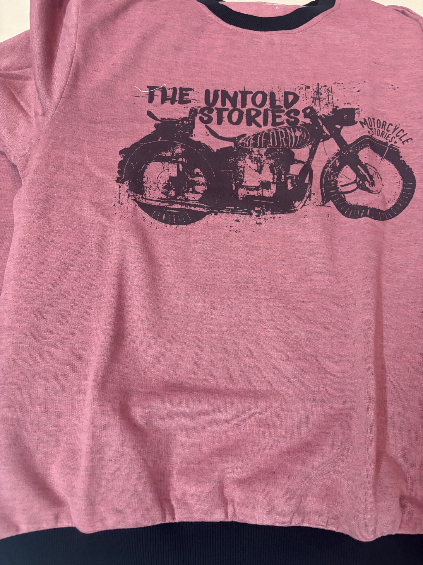 Pink "Motorcycle Stories" Sweatshirt – Adventure in Style