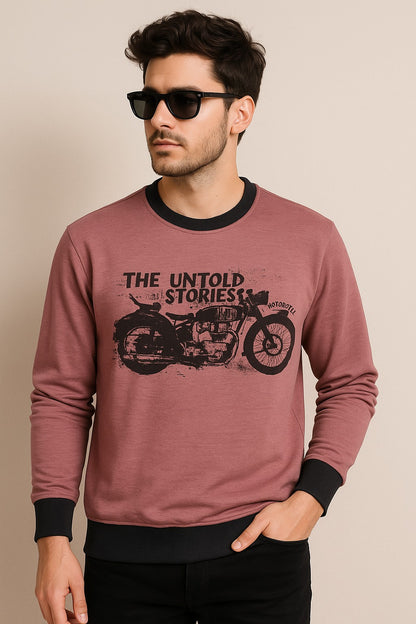 Pink "Motorcycle Stories" Sweatshirt – Adventure in Style