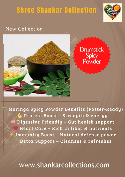 Home-Made Drumstick Spicy Powder – Authentic Andhra Blend Premium Quality