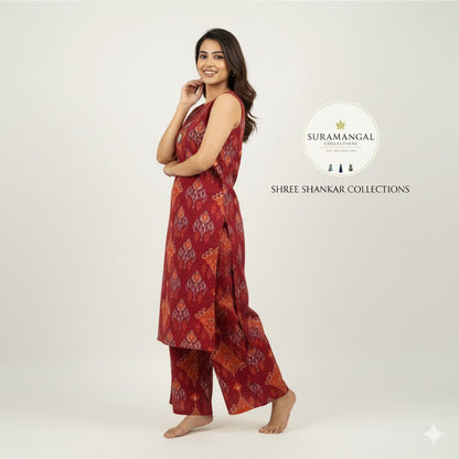 Pink colorCod Set with Matching Hand Cloth – Vibrant Ethnic Charm