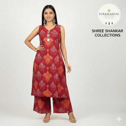 Pink colorCod Set with Matching Hand Cloth – Vibrant Ethnic Charm