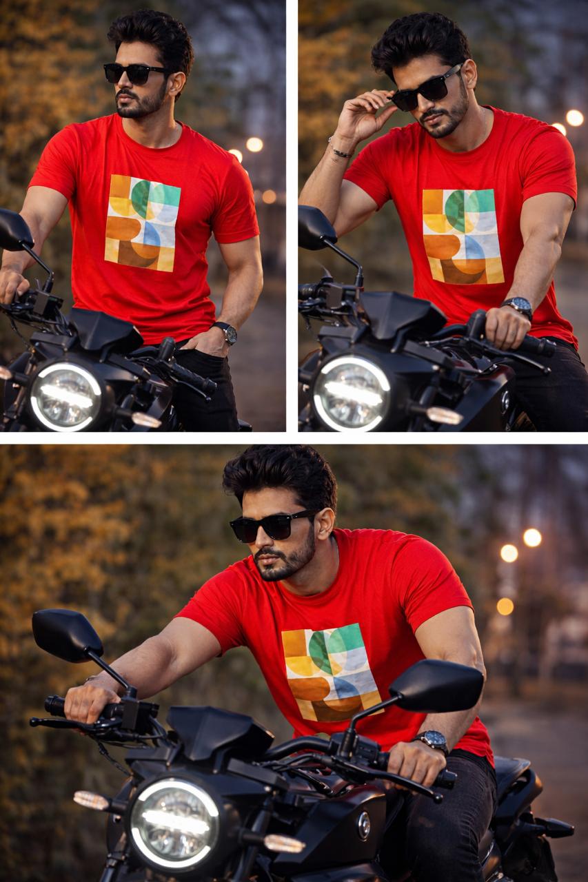 Red Cotton Round Neck T shirt  – 180 GSM| S to XXL Available