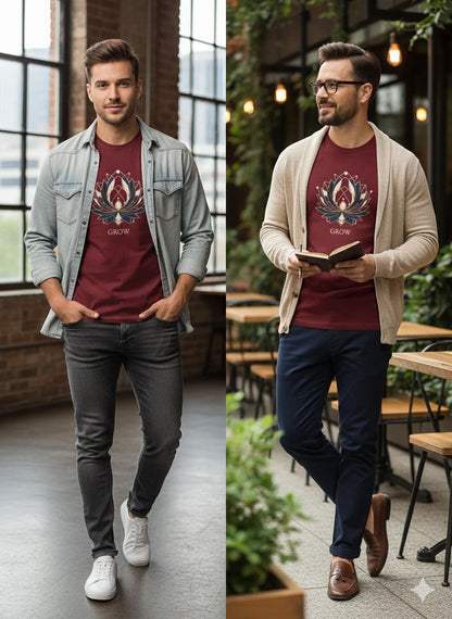Maroon Cotton Round Neck T-shirt  – 180 GSM| S to XXL Available (Copy)