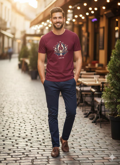 Maroon Cotton Round Neck T-shirt  – 180 GSM| S to XXL Available (Copy)