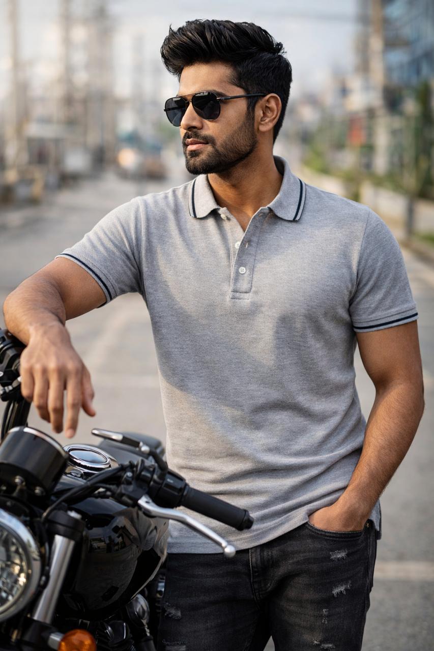 Premium 240 GSM Cotton T-Shirts – Black, Grey & Bottle Green | S to XXL Available