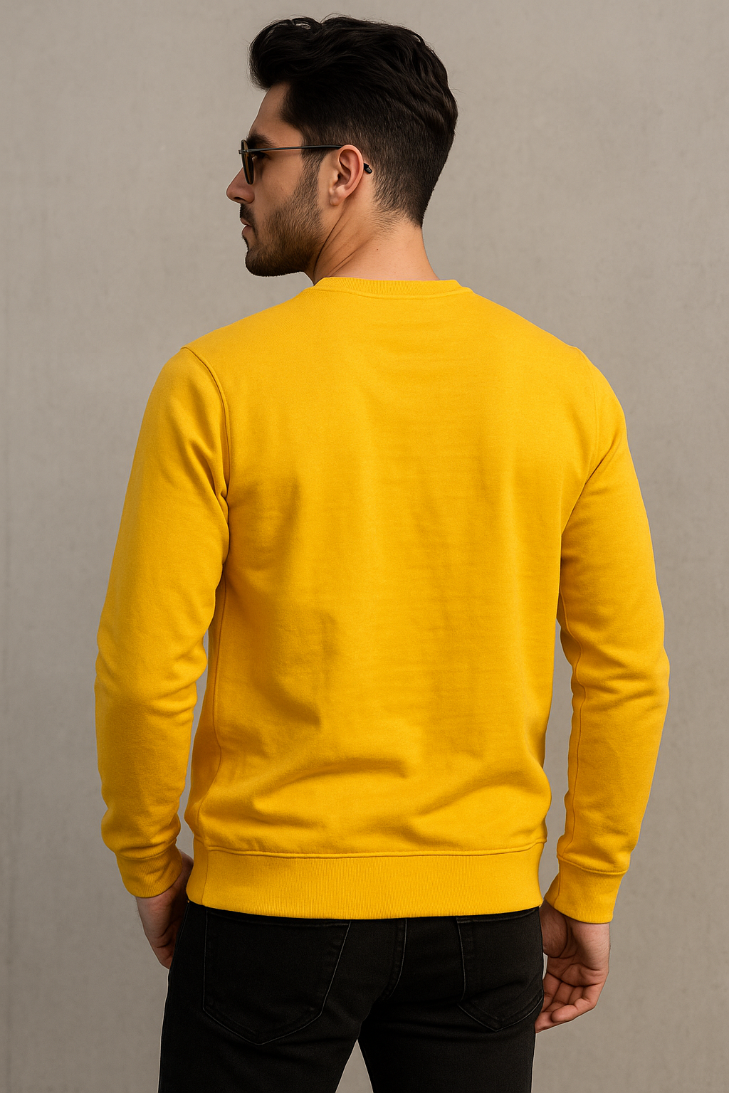 Born to Ride Yellow Graphic Sweatshirt – Youth Casual Wear